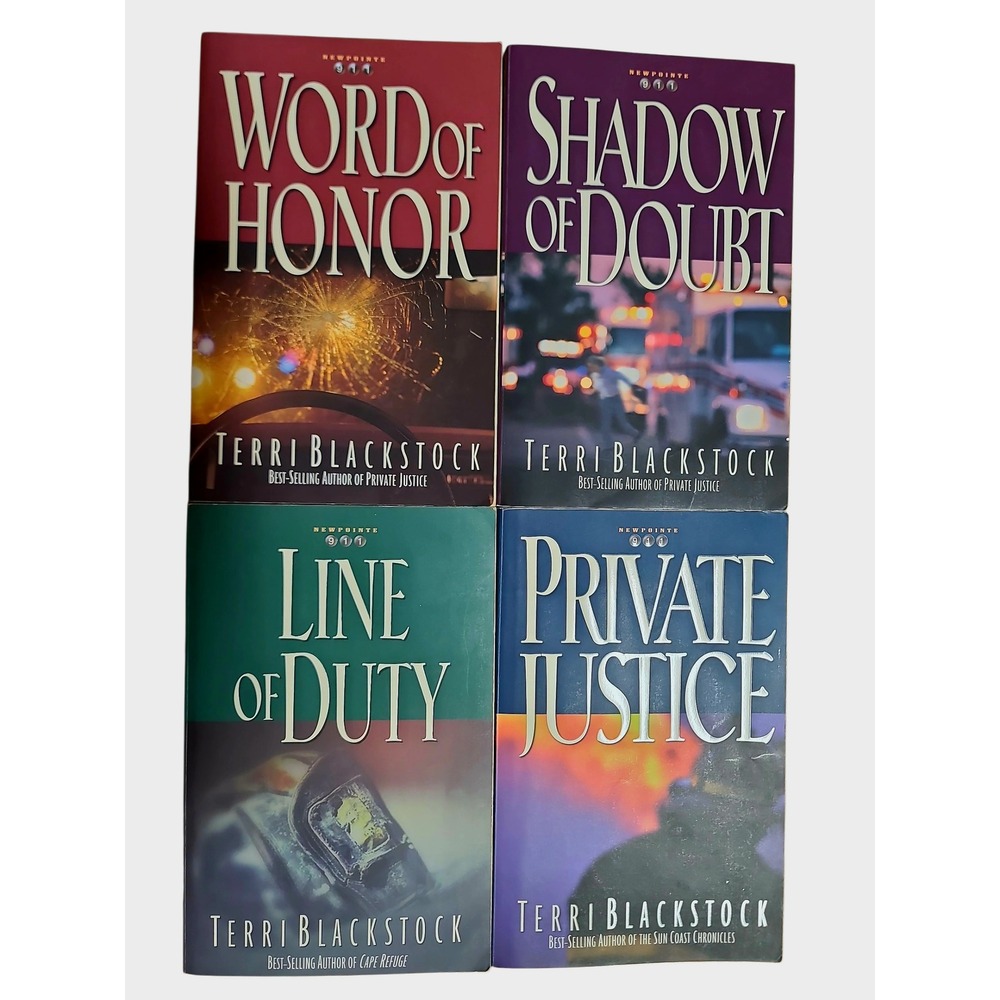 Newpointe 911 Series Terri Blackstock Lot of 4 Books Word Honor Shadow Doubt